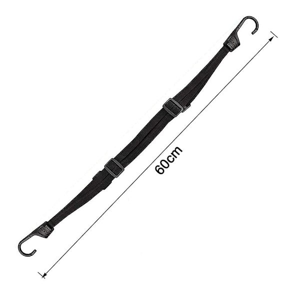 2 stk 60 cm elastisk bindingsbelte elastisk tau hjelmtau selv Pow