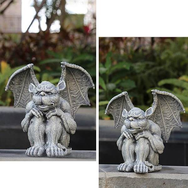 Gargoyle Statue Have Statue Figur Figur Gotisk Indendørs