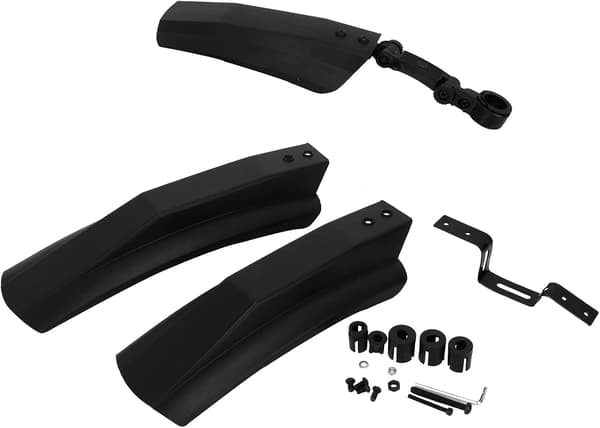 Sort - Snescooter Mudguards Foran og Bagpå til Mountainbikes