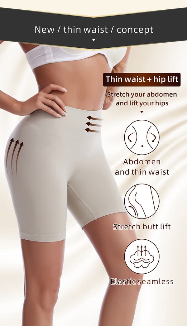 Høytaljet Shapewear for Kvinner Magekontroll Rumpeheving Kropp