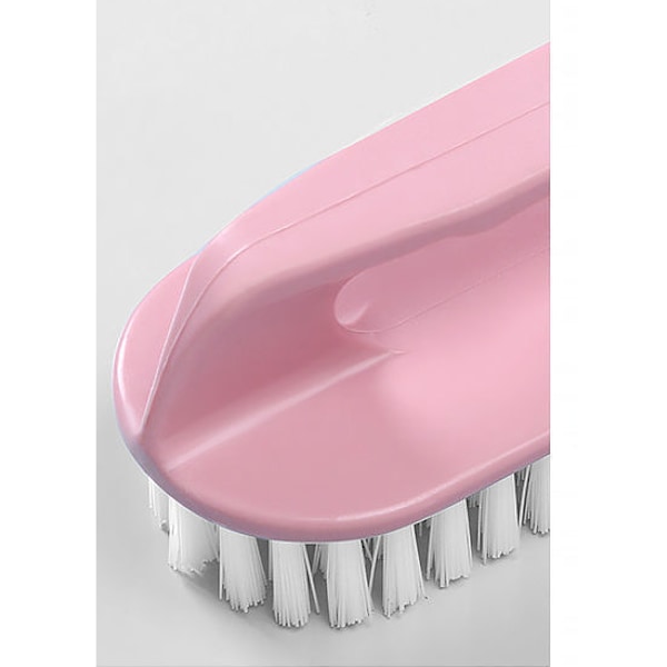 (Rosa) Plastskrubborste Säng Tvättstädning Borste Grepp Vibr
