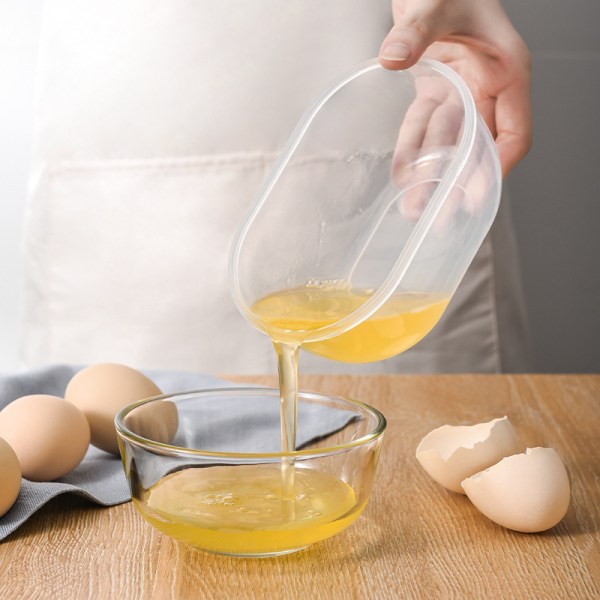 Grön äggula separator, äggvita separator verktyg kök