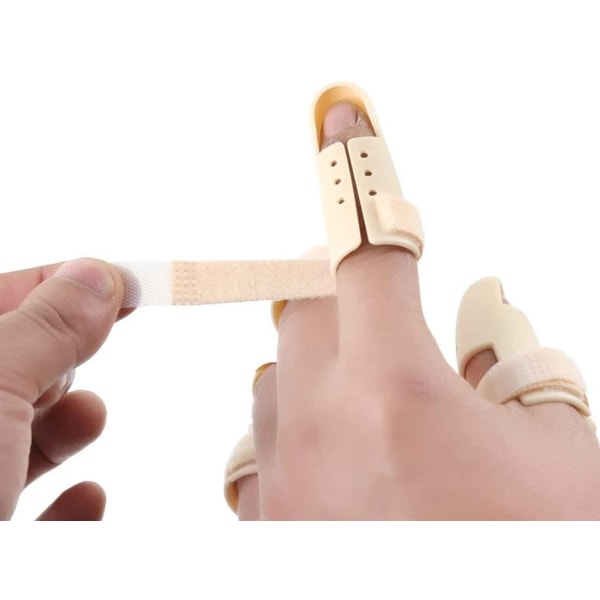 5 STK Gummi Finger Bandage Finger Beskyttelse Finger Skinne Finger