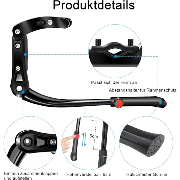 Sykkelstativ, sykkelstativ universal aluminiumslegering