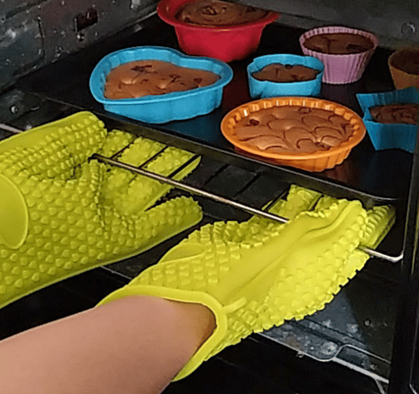2 par silikonugnar för rökning - Extremt värmebeständiga