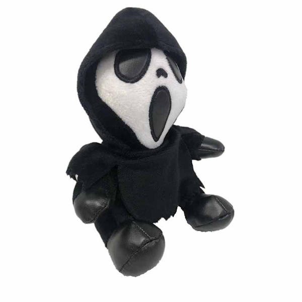 1 stk Grim Reaper Plyslegetøj Ghost Face Skrigende Dukke Halloween Gi