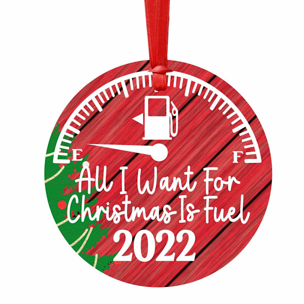 2022 Morsomme julepynt Året trengte gass 2022 Chri