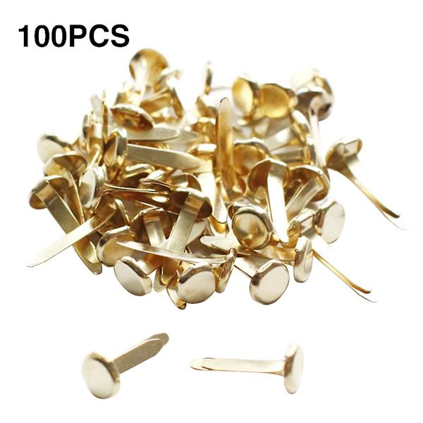 100 stk. Til Børn Pynt Kontor Mini Brads Diy Kortfremstilling