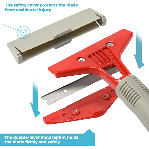 Industri Skraber med 10 Blade（21*10cm）, Plancha Skraber til Wa