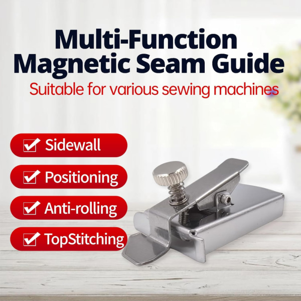 2 universal magnetiska sömnadstillbehör för symaskiner, Mult