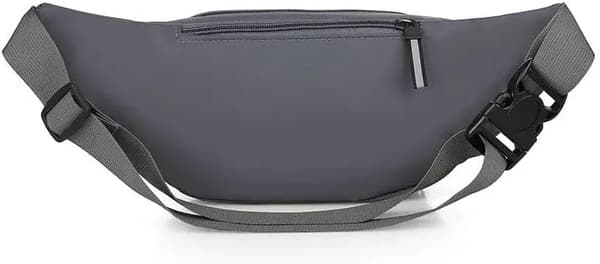 Fanny Pack med Justerbar Skulderstropp for Menn og Kvinner (Grå)