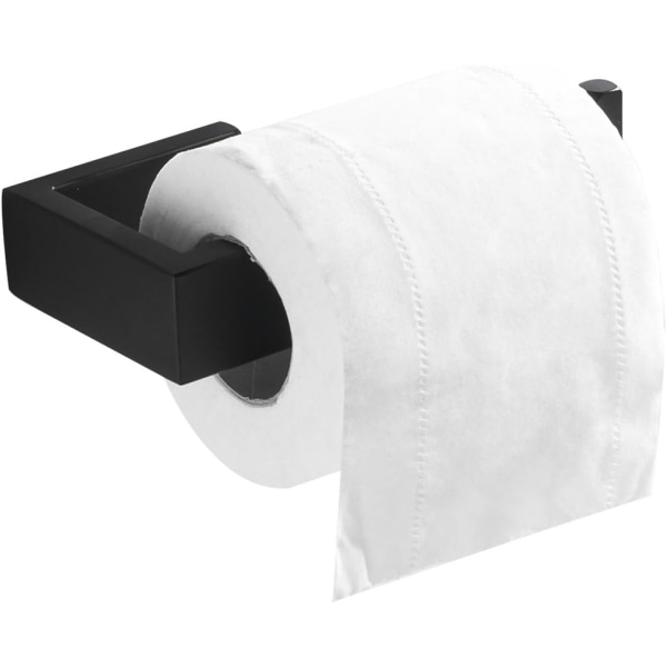Svart toalettpappershållare hushållspappershållare utan cover sus