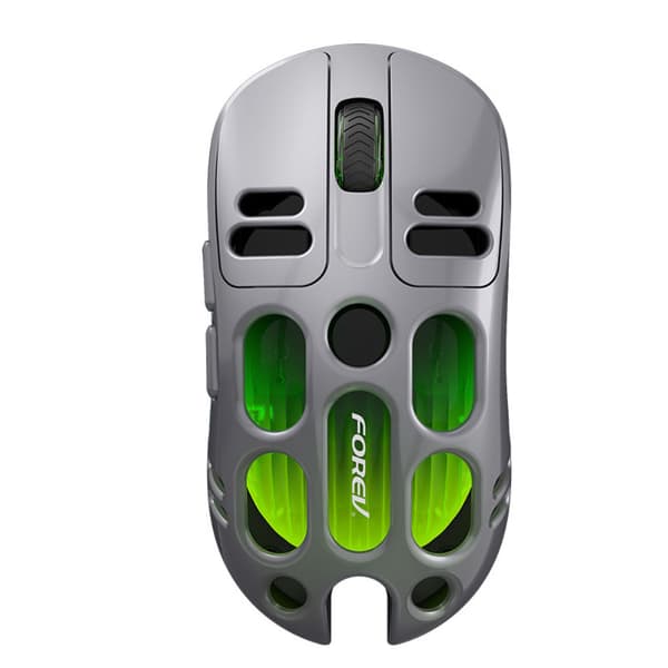Trådløs Bluetooth-mus, 2.4G, Dobbel Bluetooth, 4000DPI, Gull