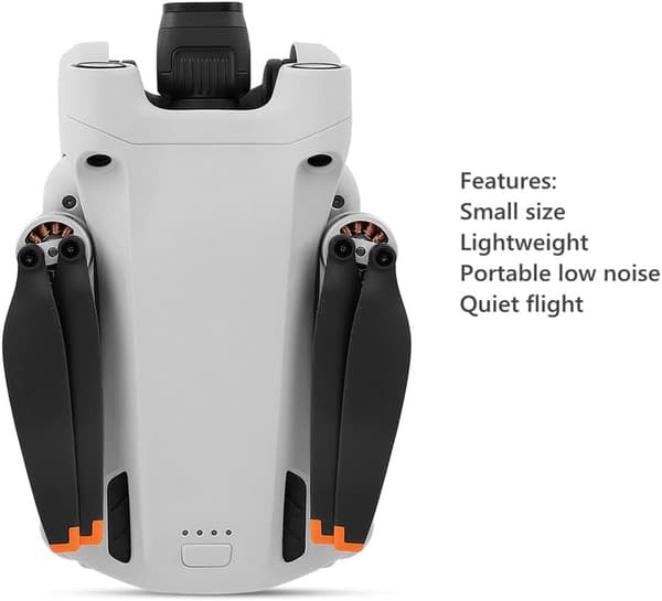 (Sølv) 24 stk. propeller til DJI Mini 4 Pro/Mini 3 Pro, erstatningspropelblade, lav støj, vinger 6030F til DJI Mini 4 Pro/