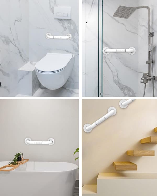Toiletgreb 30cm Krom Rustfrit Stål Badeværelse Greb, N