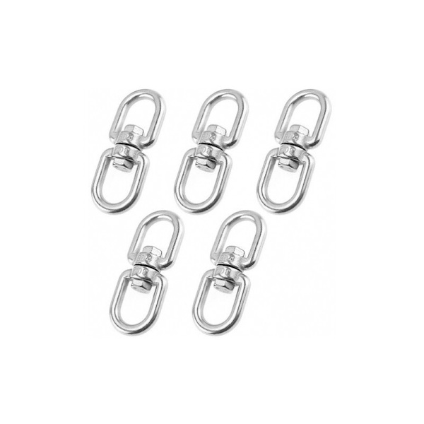 M6 Dobbelt Endet Svingbar Ring, 304 Rustfrit Stål Svingbar Ring, Sa