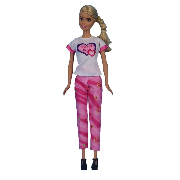 15 stycken 29 cm Barbie docka kläder Personality mode kostym