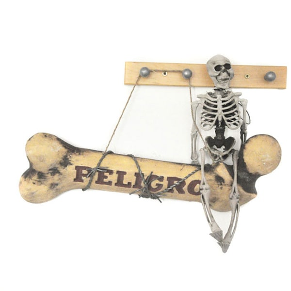 Halloween mini skelet kostume simulation kranie skelet spøgelse