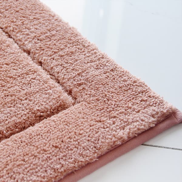 Grå bademåtte er skridsikker 40x60CM blød bademåtte absorberer