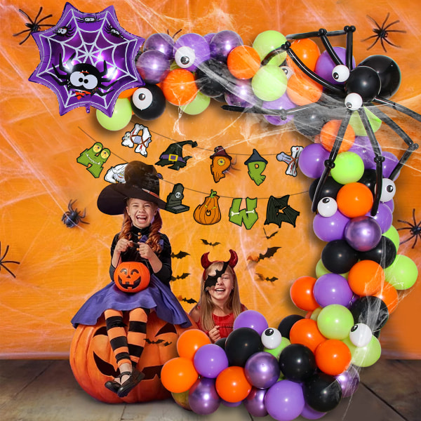 Halloween Party Dekorasjon Ballong Kombinasjon Skull Pumpkin Bal e3bc |  Fyndiq