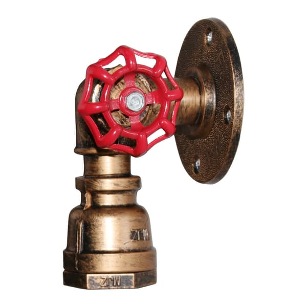E27 Retro Vannrør Vegglampe Kranform
