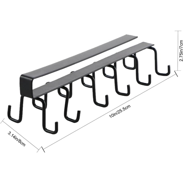 Universal jernstativ - Dobbel rad hengende koppholder Kaffe kopp