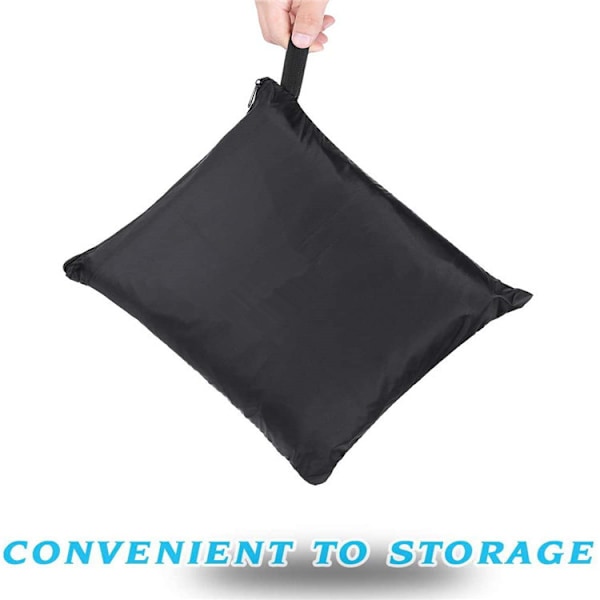(2 st) 210D Vattentätt Utomhus Djup Sittplats Trädgårdsfåtöljöverdrag, 97 x 79 x 74 cm