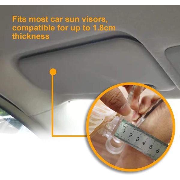 Bilsolskjerm, Tac Extension (2-pakning) for antirefleks og anti-UV