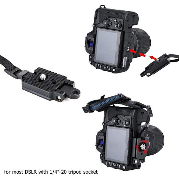 DSLR-kamerarem (med Arca-type plade)