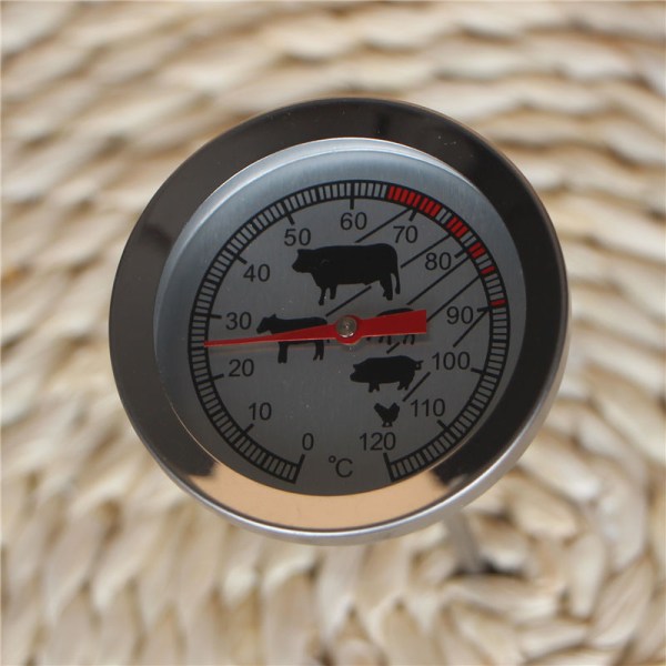 Ovn og matlaging Kjøkkentermometer, kombinert ovnstemperatur en