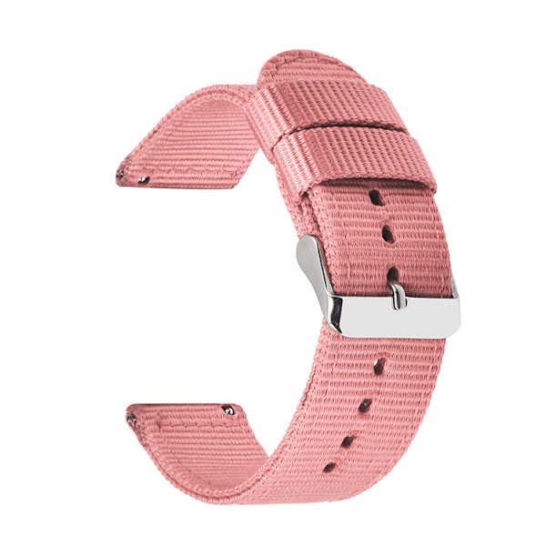2 par rosa klokkeremmer for kvinner 20mm, skinnreimerstatning