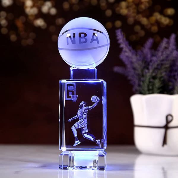 Nattlampor för sovrum - Harden Dunk 3D NBA-korg
