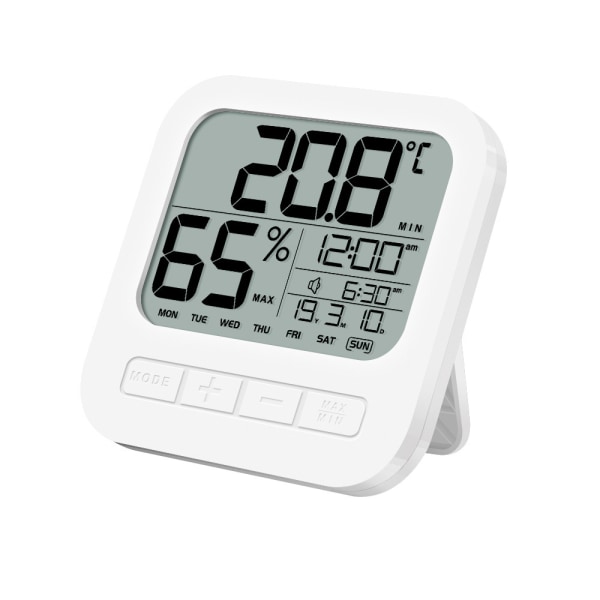 Digital bingo radiostyret vækkeur med temperatur disp