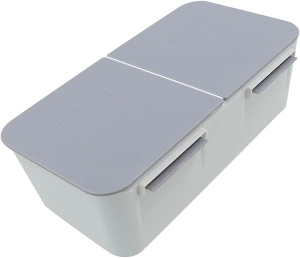 Plast bomullstopsdispenser - Makeup Organizer - Väggmonterad F