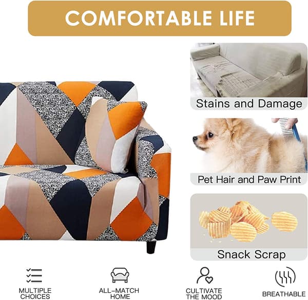 Stretch Sofa Cover Printed Couch Covers Loveseat Slipcovers