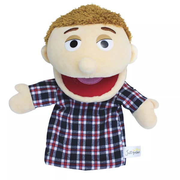 4-pack Familjehanddockor Helkropp Muppet Plysch Leksak Rekvist Barn Berättande Handske Dockor