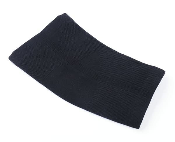 Pakke med elastiske knæbind, støtte og smertelindring i leddene, One Size, Unisex, Sort