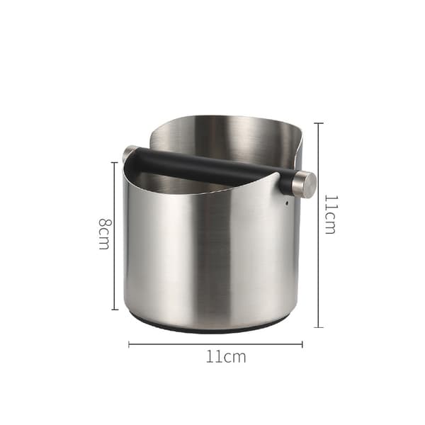 Espresso kaffegrund spand rustfrit stål spand