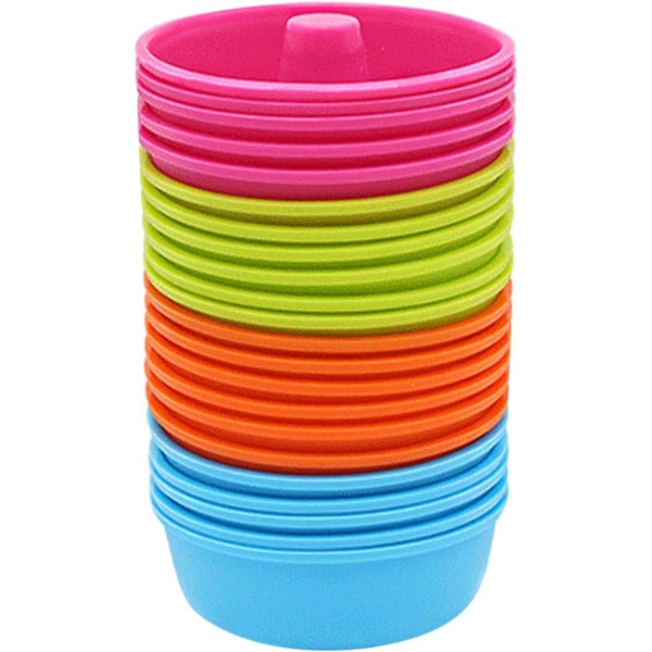 24 stk. silikone donutform silikoneforme silikone cupcake bageform