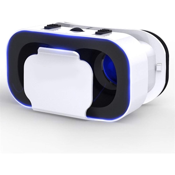 (Valkoinen) VR-kuulokkeet matkapuhelimille, kevyet, säädettävät ja