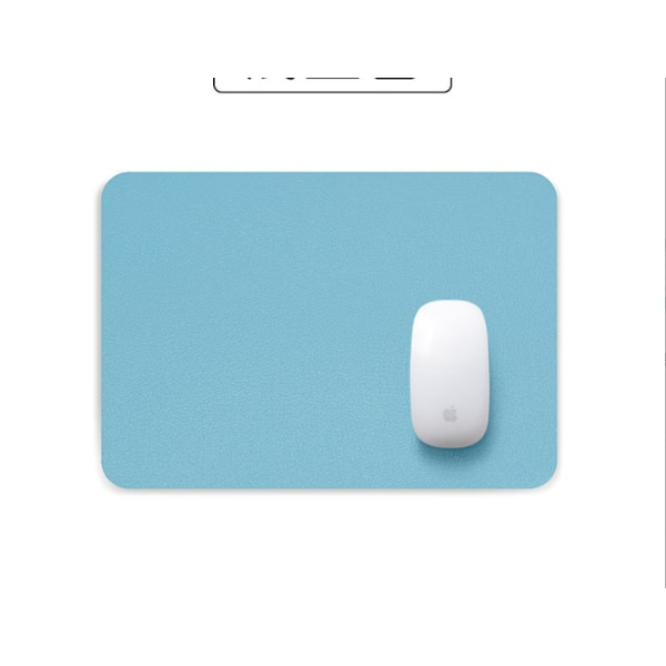 Musematte, skrivebordsmatte, 25*21 cm, sklisikker PU-skrivebordsbeskyttelse