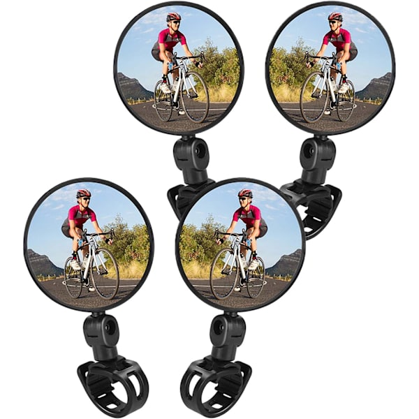 Cykel Spejle, 4stk Cykel Cykling Bak Spejle Justerbare