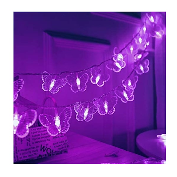 4m Butterfly Ice Strip Curtain Light Christmas Light String Net