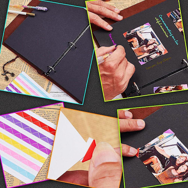 Scrapbog Album Læder Fotoalbum Scrapbog Album Stor Ha