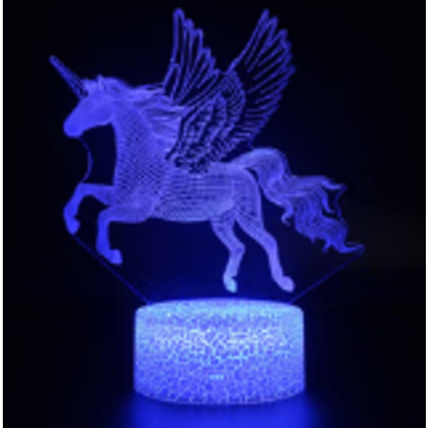 Unicorn Night Light för barn, Unicorn-presenter för flickor, Remote Co