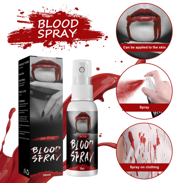 Halloween falsk blod vampyr zombie blod simulation blod dekoration