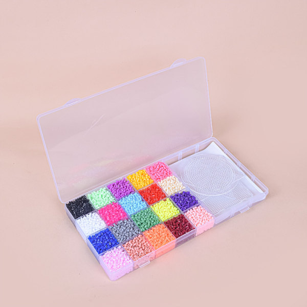 20 färger spell böna mall set barn DIY pussel leksak badkar