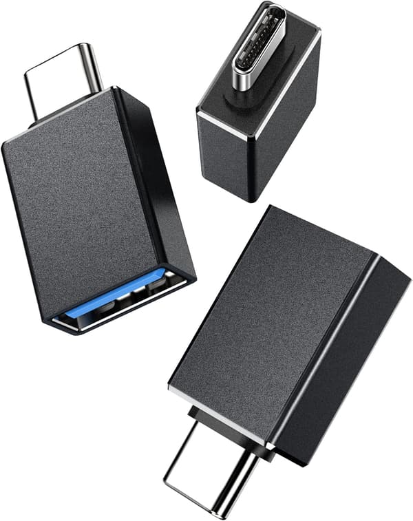 USB C til USB 3.1 OTG-adapter (3-pakning), USB Type C hann til USB A