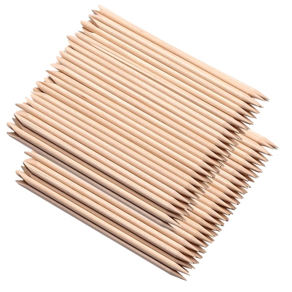 300 nail sticks, dead skin, orange wood stick, wood stick, m