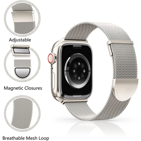 Band som är kompatibla med Apple Watch rem 42/44/45 mm för kvinnor och